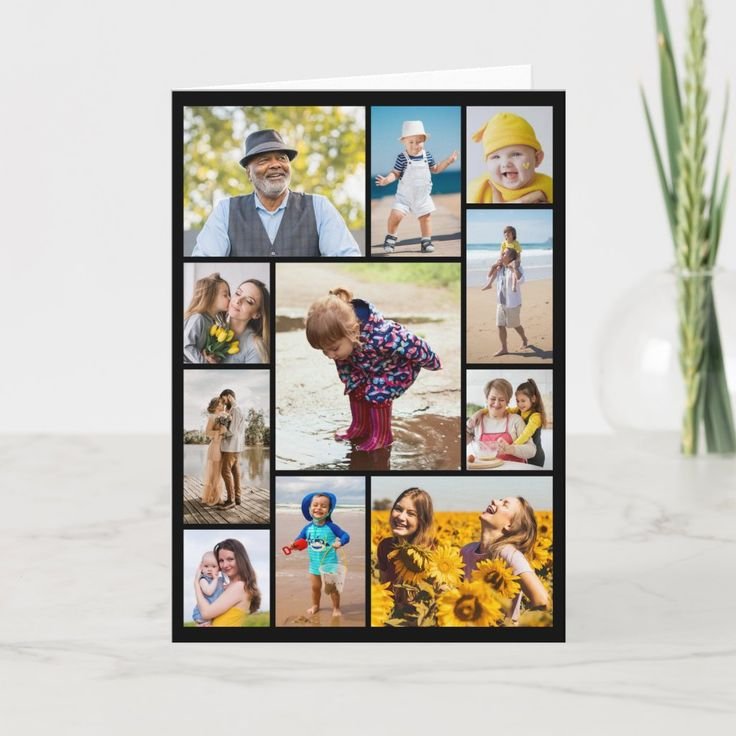 Family Collage Wall Art - 12X18 Size